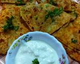 Aloo paratha with curd recipe step 4 photo