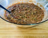 A picture of step 4 of Chilorio de Longaniza.