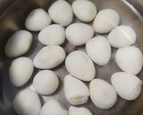 Foto langkah ke 2 dari resep Sate Semur Telur Puyuh.