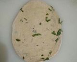 A picture of step 4 of Masala Coriander Roti.