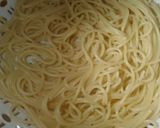 Hình bước làm 2 của món Mì Spaghetti sốt bò bằm