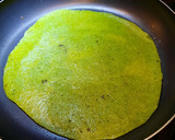Foto del paso 1 de la receta: Panqueques masa de espinaca rellenos sin tacc