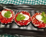 A picture of step 7 of Beetroot Oats Tikki.