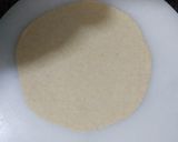 A picture of step 4 of Veg aata patties rolls.