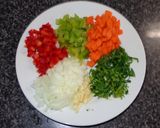 A picture of step 1 of Couscous with Vegetables.