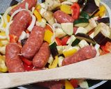 Une image de l'étape 2 de Poêle ratatouille petit chorizo.
