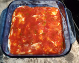 A picture of step 4 of 7 Layer Bean Dip.