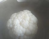 A picture of step 2 of Cauliflower Cheese with Shallot 😍.