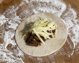 A picture of step 3 of Pastelitos (Chicken/Steak).