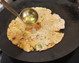 A picture of step 5 of Jowar Masala Bhakri (Dodho).