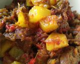 Foto langkah ke 5 dari resep Rica rica Daging Sapi Kentang Pedas.