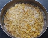 A picture of step 1 of Moong dal soup/sorba.