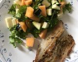 Foto del paso 3 de la receta: Tilapia y ensalada de melón
