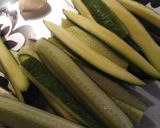 Zacskós 😀 savanyú uborka, cukkinivel recept fázis 1 fotója