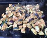 Une image de l'étape 7 de Aubergines et courgette en marinade épicée fruitée (recette à la plancha).