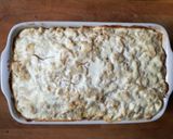 Rakott karfiol csirkemellből és bulgurból recept fázis 17 fotója