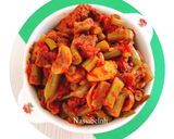 عکس مرحله 7 از دستور خوراک لوبیا سبز (لوبیا استانبولی)
