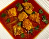 A picture of step 6 of Fish Mango Curry.