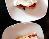A picture of step 3 of My poahed Egg, Hallumi and Bacon Crisp. 👍.