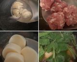 รูปขั้นตอนการทำที่ 1 ของ "ข้าวต้มไรซ์เบอรี่เต้าหู้หมูสับ"🥣😋