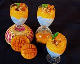A picture of step 5 of Mango Chia Pudding.