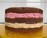 Tort czekoladowo - malinowy krok przepisu 9 zdjęcie