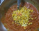A picture of step 3 of Corn curry.