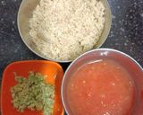 A picture of step 1 of Kathiyawadi Do Pyaaz (Gujarati - Punjabi Deo vegetable).