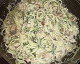 Foto del paso 9 de la receta: Zuchinni Spaghetti a la carbonara 🇮🇹sin gluten/low carb/keto