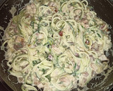Foto del paso 9 de la receta: Zuchinni Spaghetti a la carbonara 🇮🇹sin gluten/low carb/keto
