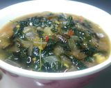 A picture of step 6 of Yellow Yam and Moringa Sauce.