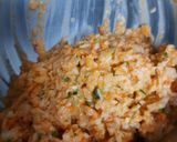 A picture of step 1 of Veg Manchurian.