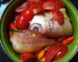 Foto langkah ke 3 dari resep Steam Ikan Kakap Merah Kemangi.