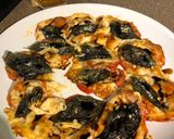 A picture of step 6 of Roasted Caprese Salad.