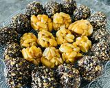 A picture of step 5 of Til ke laddu and peanut laddu🪁🪁.