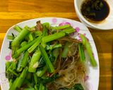 Hình bước làm 7 của món Bún gạo xào chay