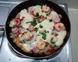 Hình bước làm 2 của món Pizza keto