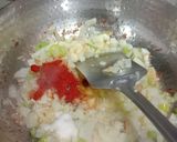 A picture of step 2 of Sabudana usal.