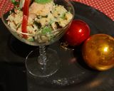 A picture of step 7 of Festive appetizer: Fish and avocado cocktail.