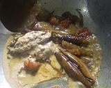 A picture of step 4 of Aalu potol postu.