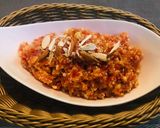 A picture of step 4 of Gajar ka halwa.