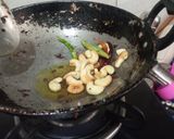 A picture of step 2 of Dhaba style matar paneer.