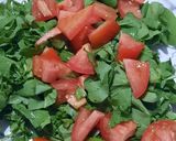 Foto del paso 2 de la receta: Ensalada con vinagreta de naranja y hamburguesas