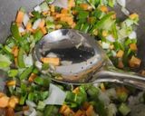 A picture of step 6 of Leftover rice Manchurian.