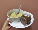 รูปขั้นตอนการทำที่ 4 ของ เค้กกล้วยน้ำว้าไมโครเวฟ (gluten free)