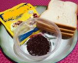 Foto langkah ke 1 dari resep Roti Panggang Coklat Keju.