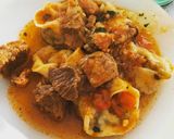 Foto del paso 3 de la receta: Agnolotis de carne y verdura con salsa🥠