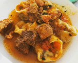 Foto del paso 3 de la receta: Agnolotis de carne y verdura con salsa🥠