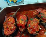 Mini sült padlizsán fűszeres töltelékkel recept fázis 7 fotója