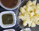 A picture of step 1 of Aloo Kachalu Chaat !.
